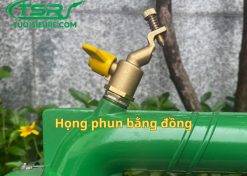 họng phun phụ bằng đồng phía sau béc sky41