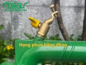 họng phun phụ bằng đồng phía sau béc sky41